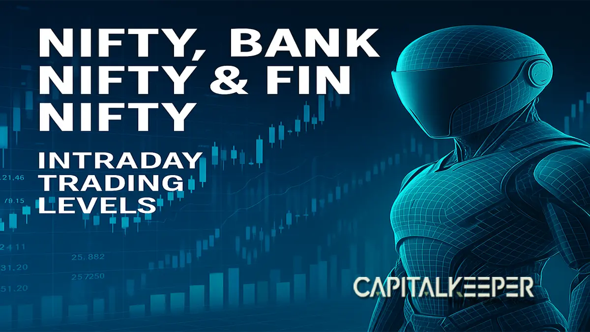 Nifty, Bank Nifty & Fin Nifty Intraday Trading Levels – 28 July 2025 | Volatility Ahead