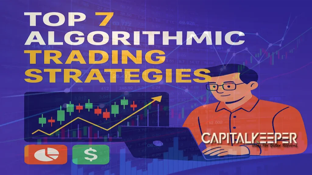 Explore the 7 most popular algorithmic trading strategies, including momentum, arbitrage, and mean reversion. Learn how they work, real examples, and key risks involved.