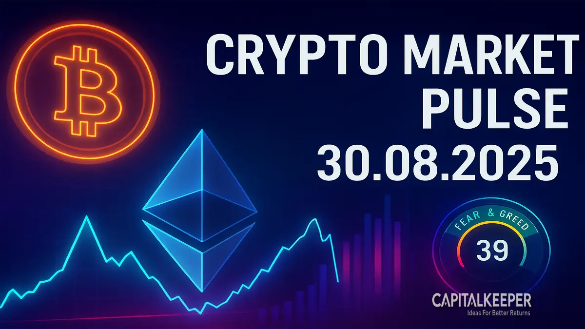 Crypto Market Pulse – 30th August 2025 | Bitcoin, Ethereum, and Altcoins Struggle Amid Market Red Zone 1 Crypto Market Pulse – 30th August 2025
