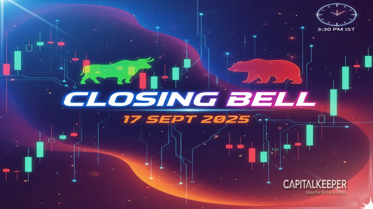 Closing Bell 17 Sept 2025: Nifty, Sensex, Bank Nifty End Higher Amid Global Cues 1 Closing Bell 17 Sept 2025