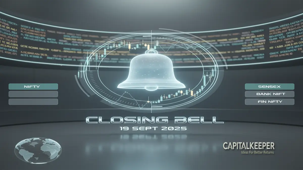 Indian Stock Market Closing Bell Today (19 Sept 2025) | Nifty, Bank Nifty, Sensex & Fin Nifty Performance 1 Indian Stock Market Closing Bell Today (19 Sept 2025)