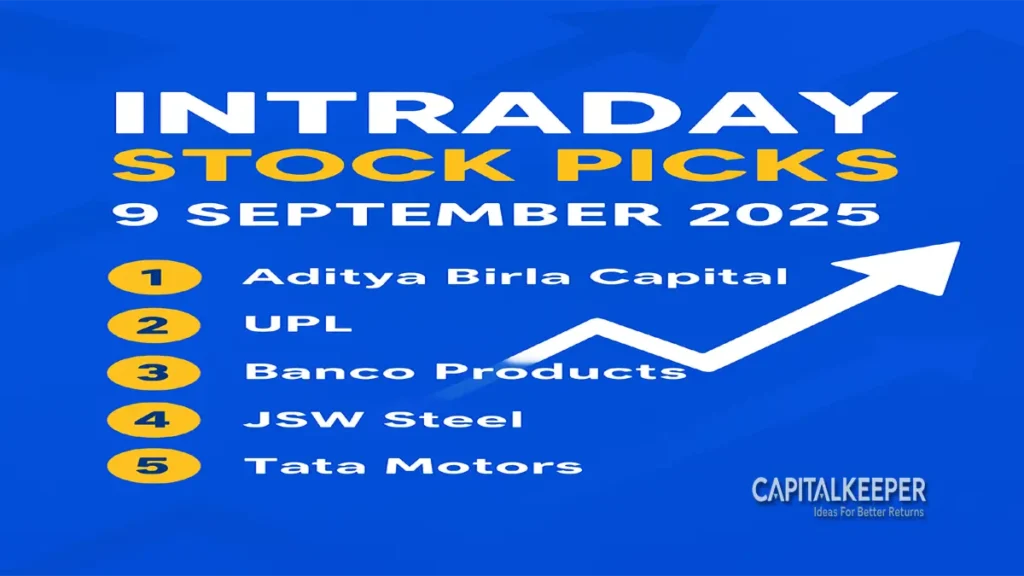 Intraday Buy Calls for Today (9 Sept 2025)