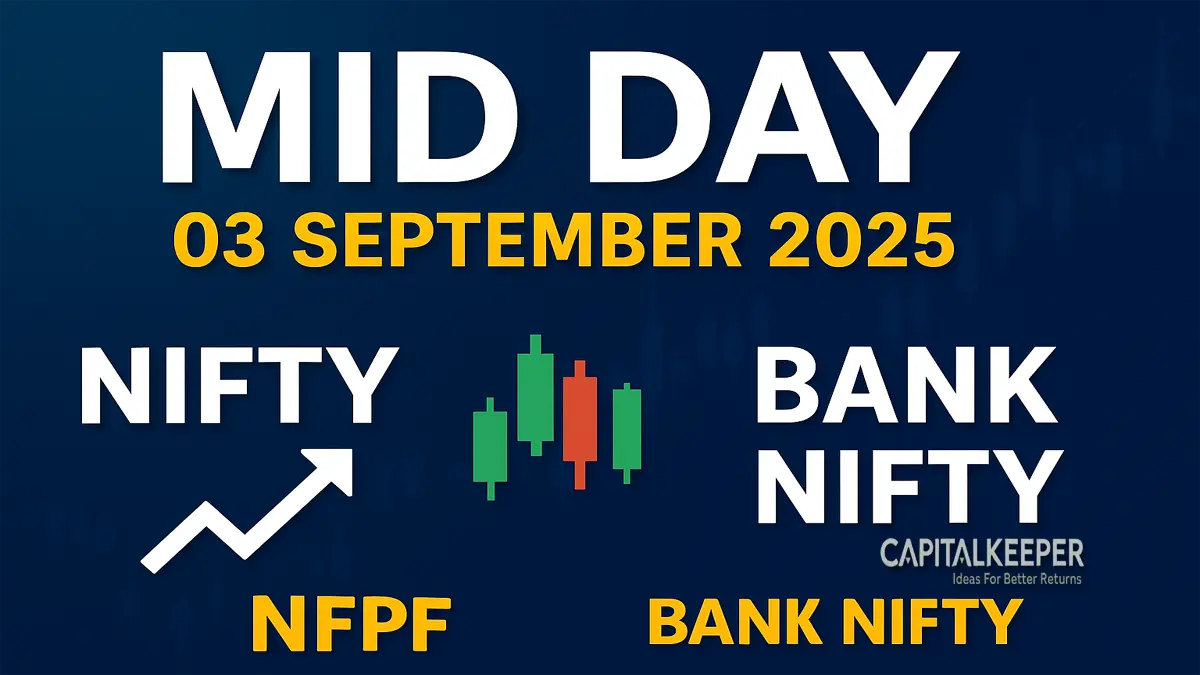 Mid Day Market Update 03 Sept 2025: Nifty Flat, Bank Nifty Gains; Global Cues Mixed 1 Mid Day Market Update 03 Sept 2025