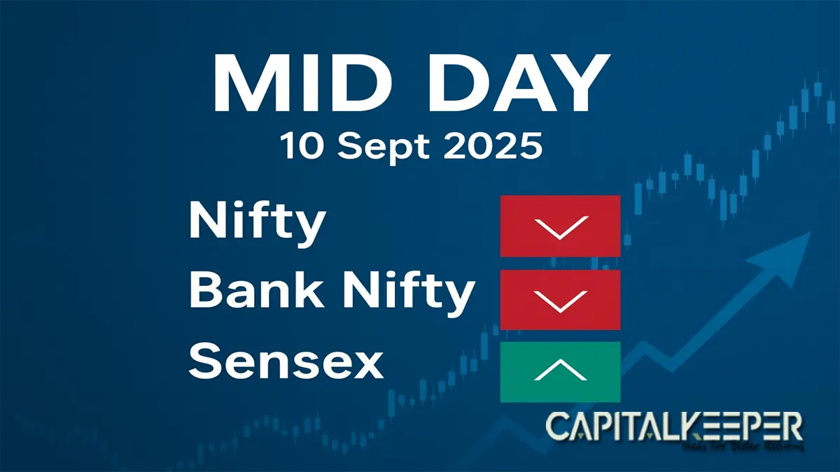 Mid Day Market Update 10 Sept 2025