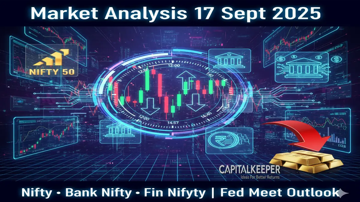 Nifty & Bank Nifty Analysis Today(17 Sept 2025) | Fed Meet, Key Levels & Fin Nifty Strategies 1 Nifty & Bank Nifty Analysis Today(17 Sept 2025)