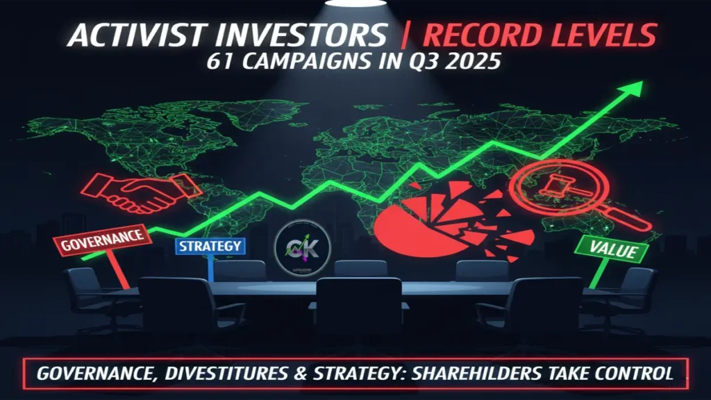 Activist Investor Activity Hits Record High in Q3 2025