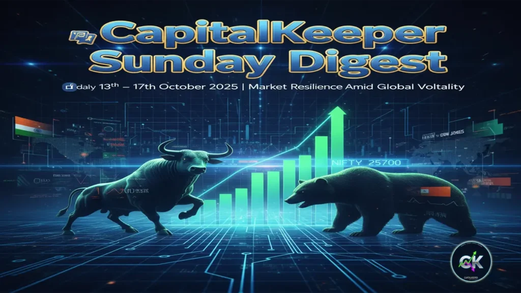 CapitalKeeper Sunday Digest 13–17 Oct 2025 Analysis: Market Resilience, Midcap Momentum & Global Cues | 2 CapitalKeeper Sunday Digest 13–17 Oct 2025
