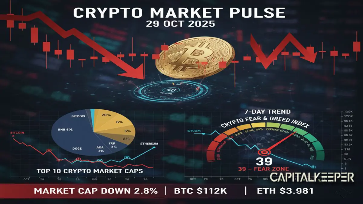 Crypto Market Pulse 29th October 2025