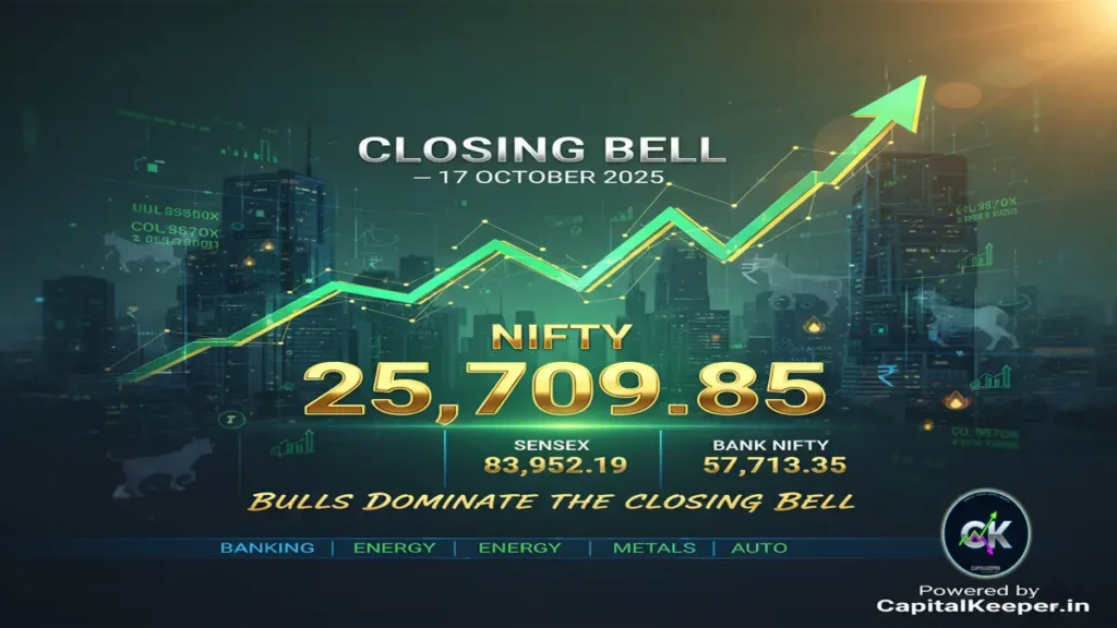 Indian Stock Market Closing Bell 17th October 2025