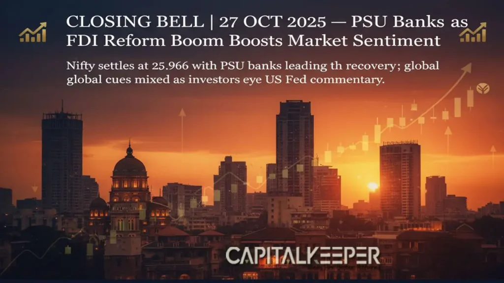 Indian Stock Market Closing Bell 27 Oct 2025