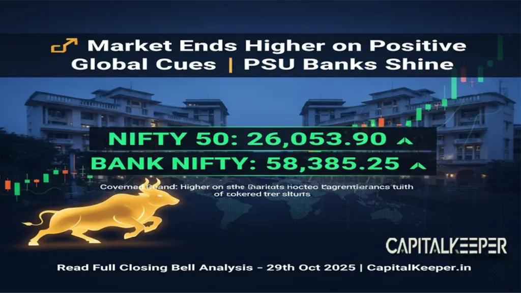 Indian Stock Market Closing Bell 29 Oct 2025: