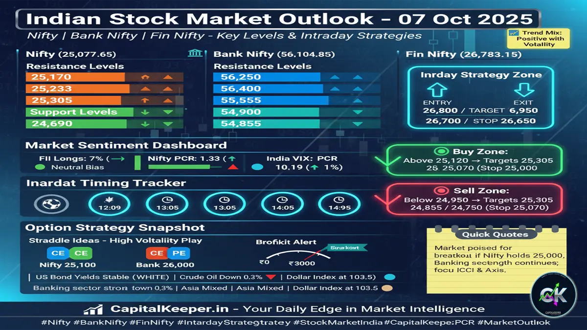 Indian Stock Market Outlook Today (07 Oct 2025)