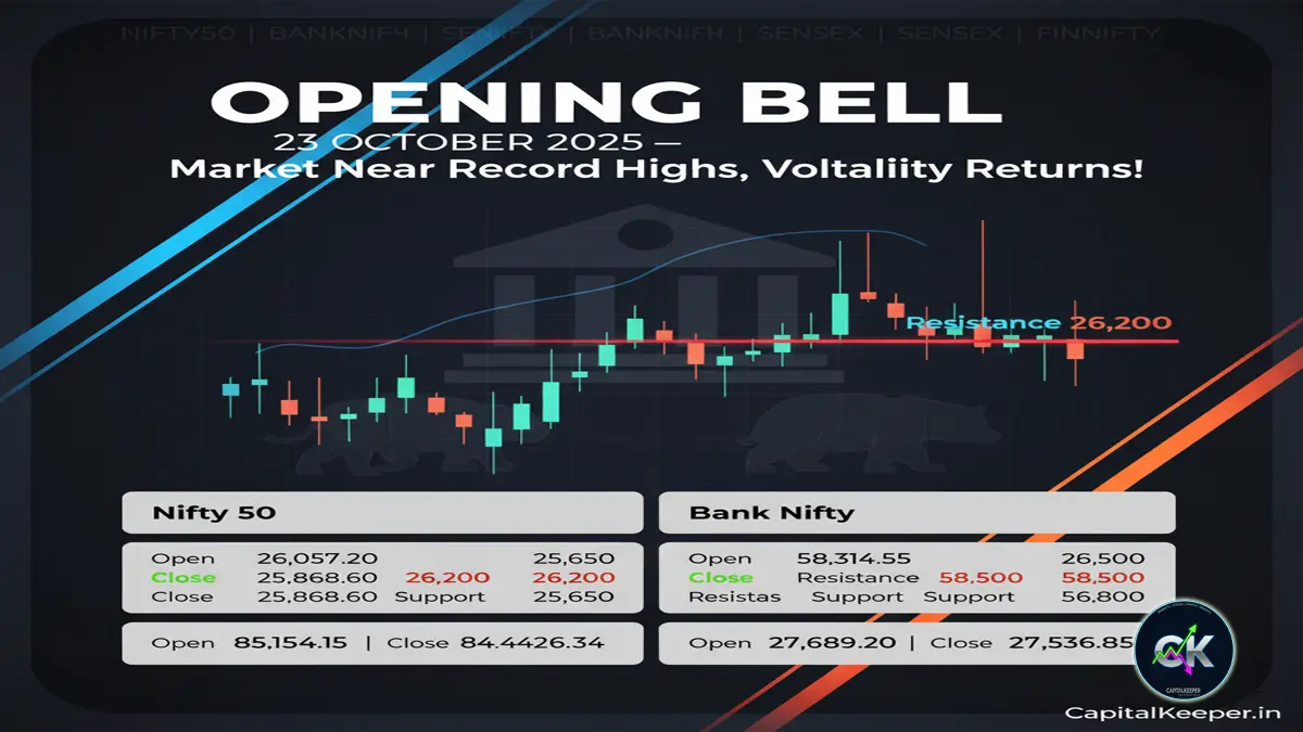 Opening Bell 23 October 2025