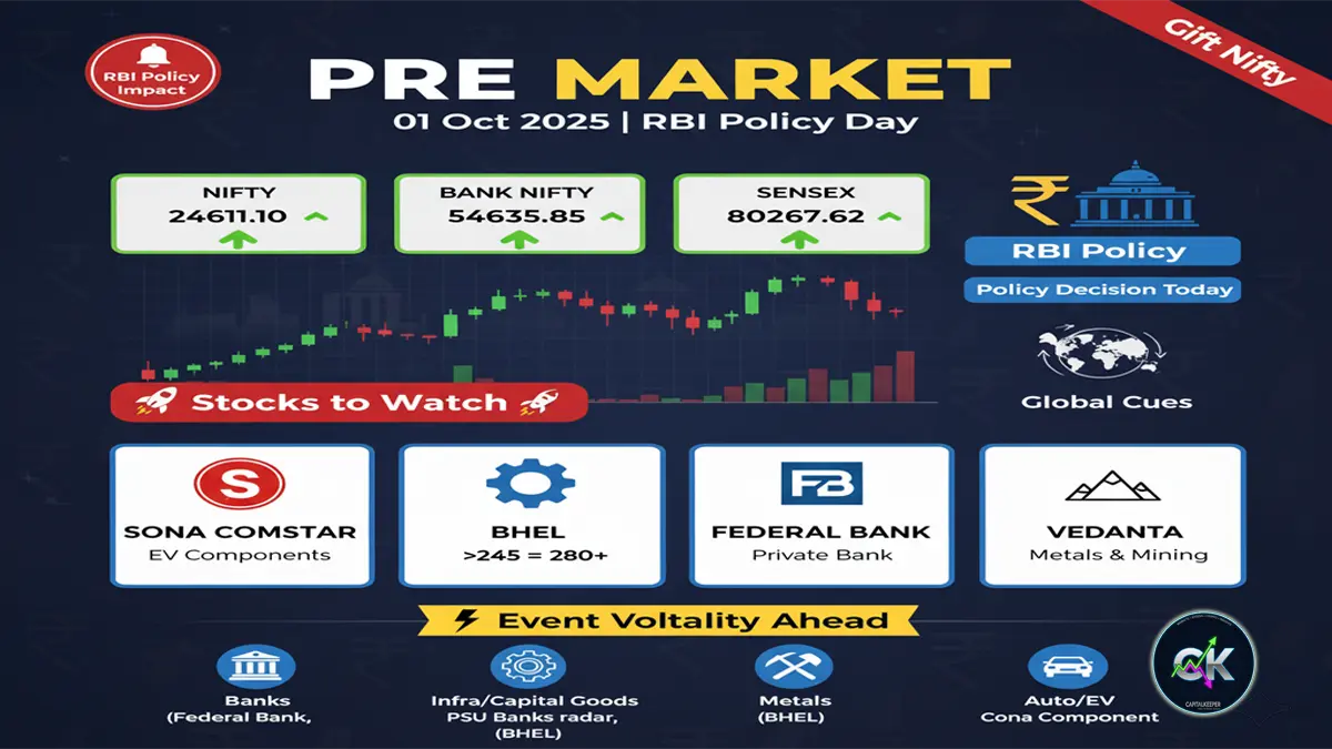 Pre Market 01st October 2025
