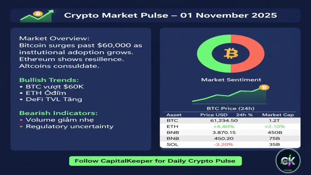Crypto Market Pulse 01 November 2025