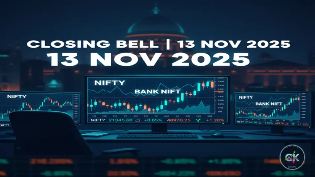 Indian Stock Market Closing Bell 13 Nov 2025