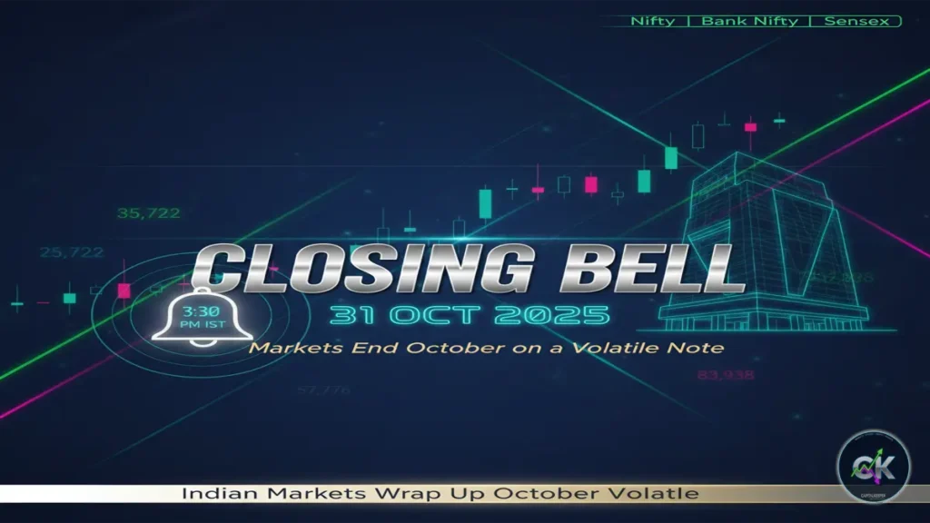 Indian Stock Market Closing Bell Today (31 Oct 2025)