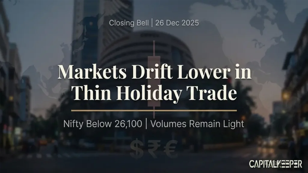 Indian Stock Market Closing Bell – 26 December 2025