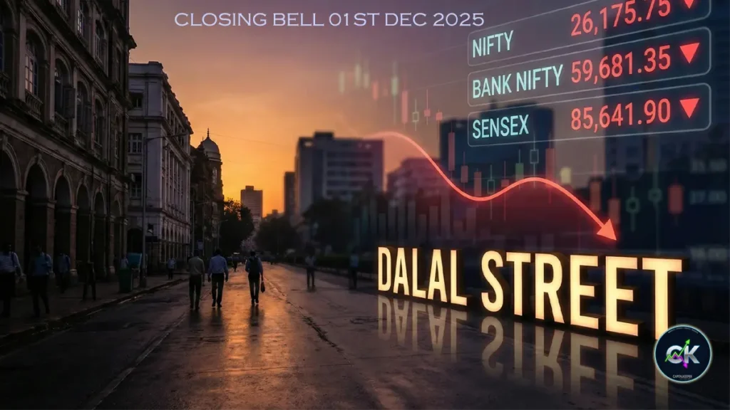 Indian Stock Market Closing Bell 01 December 2025