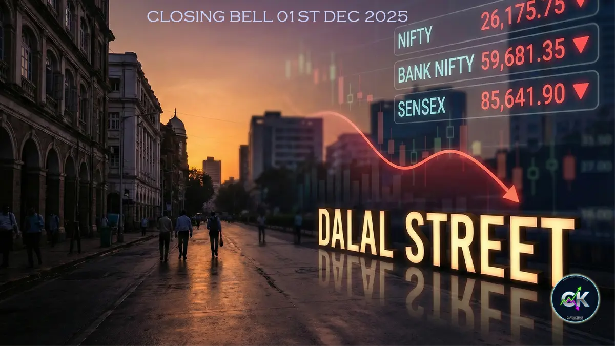 Indian Stock Market Closing Bell 01 December 2025