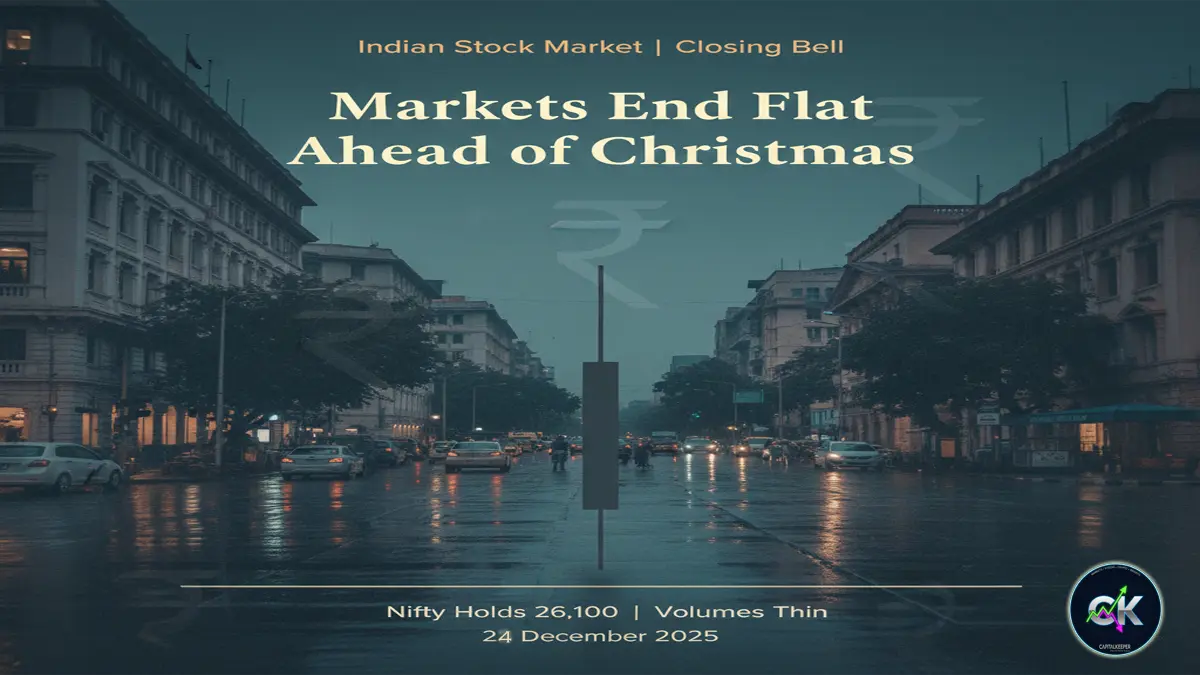Indian Stock Market Closing Bell – 24 December 2025