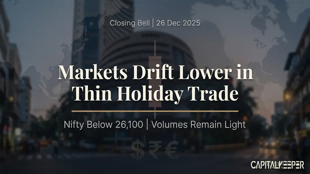 Indian Stock Market Closing Bell – 26 December 2025