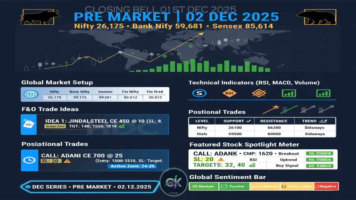 Indian Stock Market Pre Market 02 December 2025