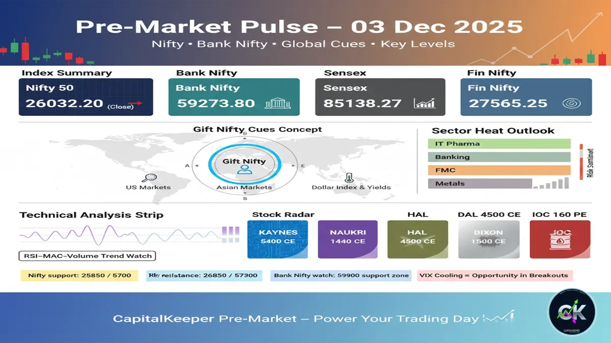 India’s Stock Market Pre-Market Outlook – 03 December 2025