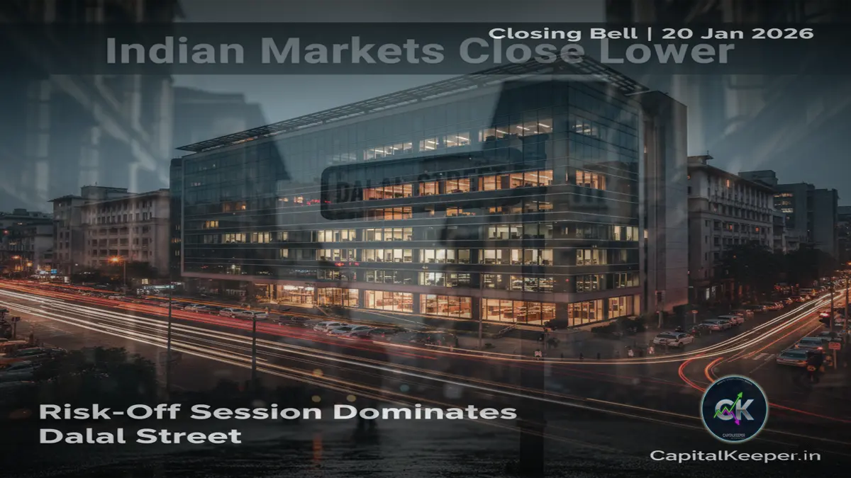 Indian Stock Market Closing Bell 20 Jan 2026