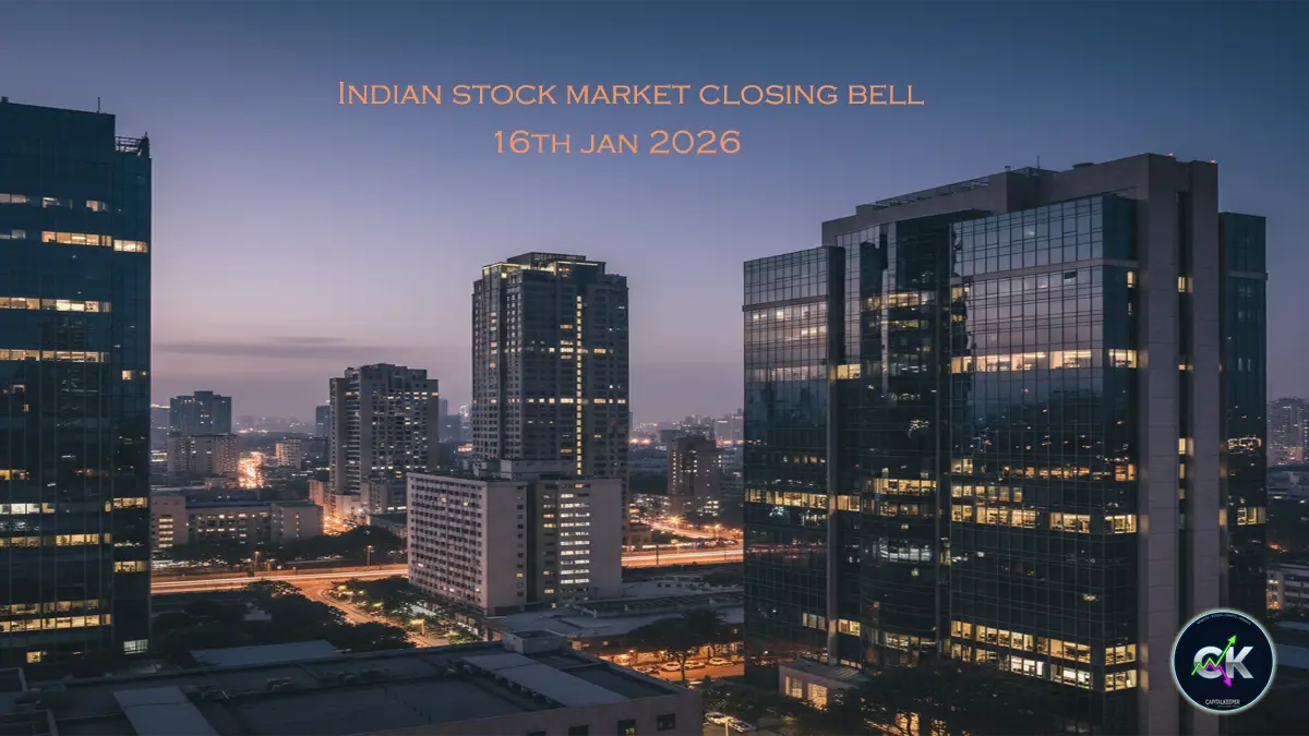 Indian Stock Market Closing Bell – 16 January 2026