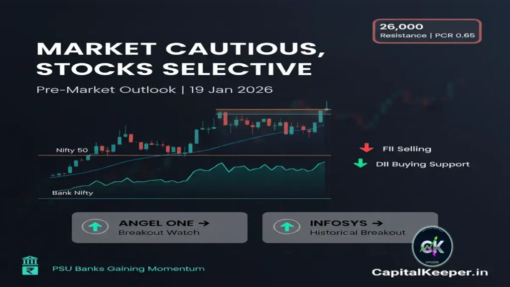 Indian Stock Market Pre-Market Outlook – 19 January 2026