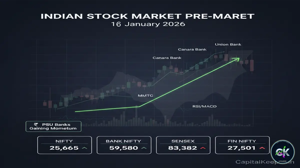 Indian Stock Market Pre-Market Report – 16 January 2026