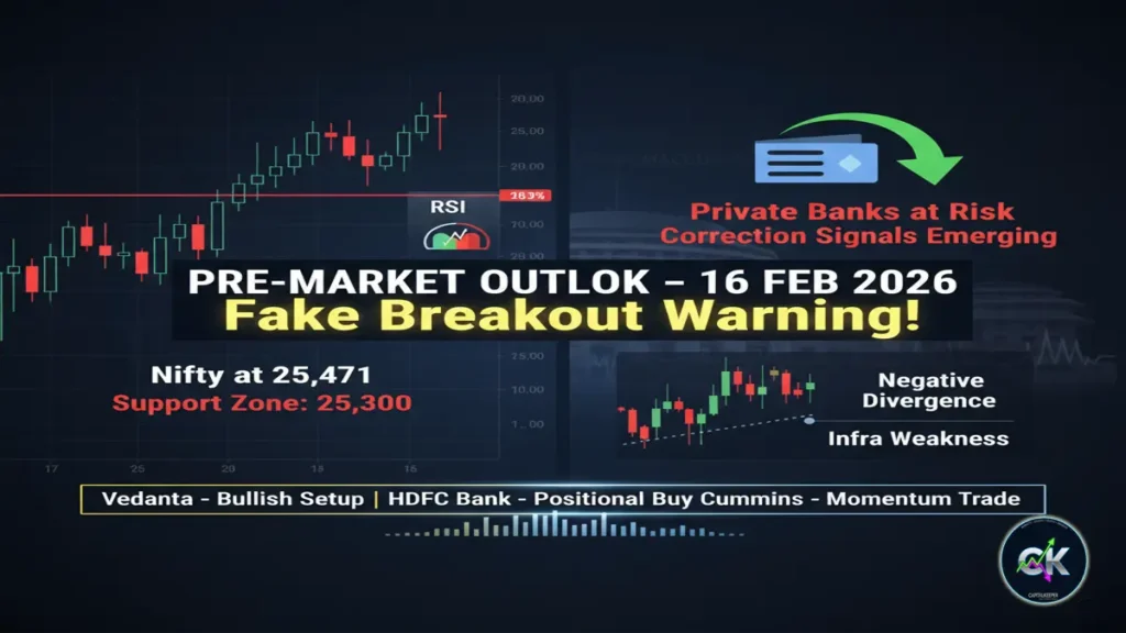 Indian Stock Market Pre-Market Outlook – 16 Feb 2026
