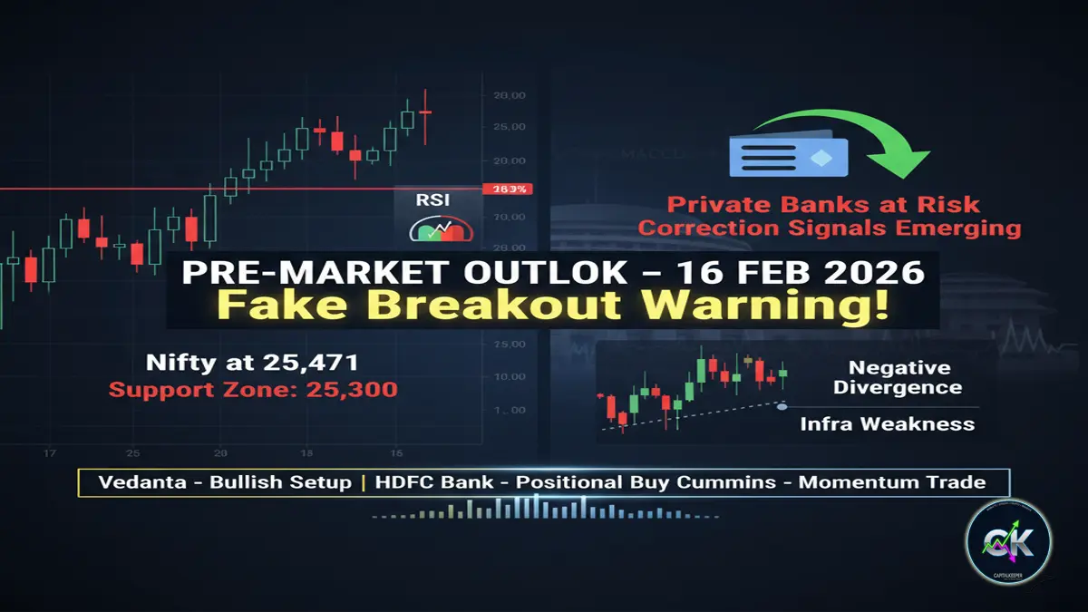 Indian Stock Market Pre-Market Outlook – 16 Feb 2026