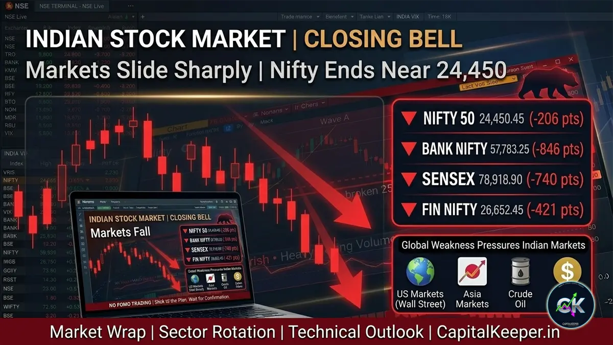 Indian Stock Market Closing Bell 6 March 2026
